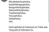 ANTICHRISTIAN IN INDONESIA