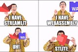 Streamlit meets WebAssembly — stlite