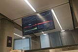 Image of a monitoring screen in FT’s offices