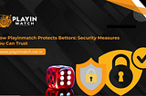 Playinmatch Security Measures: Protecting Bettors in the Digital Age