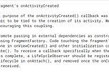 Fragment onActivityCreated() is deprecated