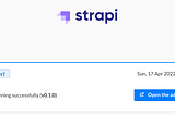 Create a Headless CMS in a few hours with Strapi