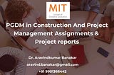 MIT SDE Post Graduate Diploma in Management (Executive) Assignments & Project reports with…