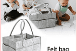 Baby Diaper Caddy Organizer Storage Bag with Multi Pockets