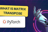 PyTorch — Transpose Matrix