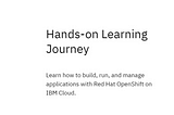 Build Smart on Kubernetes Hands-on Learning Journey