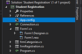 CRUD Operations in C#