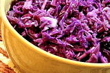 Side Dish — Tangy Warm Red Cabbage