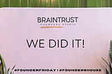 Diary of a Founder: We Did It!!
