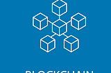 Blue blockchain logo