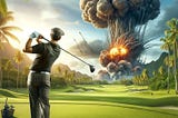 While war was occurring in Cambodia, peace was found on the golf course.