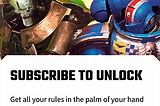 Is Releasing Something Better Than Nothing? The Warhammer 40,000 App