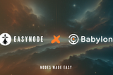 Your Babylon Node with EasyNode
