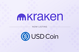 Kraken Lists USDC, Helps Drive Adoption of World’s Fastest-Growing Stablecoin