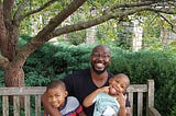 Portrait of Louis Byrd and his sons, Quinn and Zailand Byrd. Picture taken by Arlene Byrd