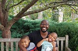 Portrait of Louis Byrd and his sons, Quinn and Zailand Byrd. Picture taken by Arlene Byrd