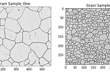 Measurement of object (grain) sizes in an image using scikit-image from python