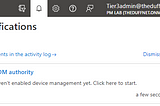 Intune MDM Authority: You haven’t enabled device management yet.