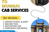 Pune to Mumbai Cab Services