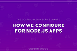 Node.js Configuration 101