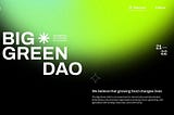 RACA DAO will initiate the Big Green DAO Governance Token
