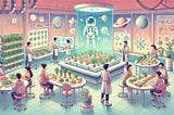 An AI Generated Image for Space Food