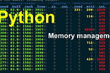 Memory management in Python