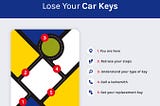 What if I lose the rental car keys?