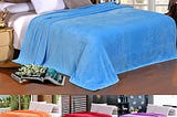 Flannel Fabric Bed Sofa Blanket Super Soft Bedclothes Caroset Bedding Article