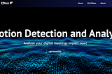 Emotion Detection And Analysis | EDAA