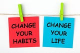 Start with small habits