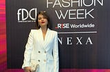 CELEBRITY FEMALE ANCHOR ZOAFSHEN QURESHI FROM DELHI AT LAKME FASHION WEEK