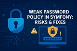 Weak Password Policy in Symfony: Risks & Fixes