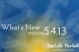 What’s New v5.4.13