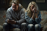 a man and a woman on the couch
