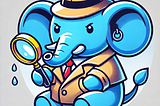 Elephant disguised as a detective