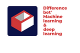 Difference between Machine Learning and Deep Learning in a short and crispy way.