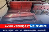 Kadıköy’de Kutu Profil Satışı