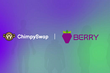 Berry Data Reached a Business Partnership with ChimpySwap