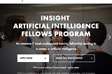 Insight Artificial Intelligence Fellow Program launches in Silicon Valley and New York