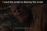 self-destructing script