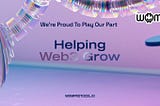 We’re Proud To Play Our Part Helping Web3 Grow