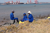 Weekly Durban Harbour Clean-up fights pollution