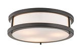 Delta Hotel Ceiling Lamp with Dark Bronze Finish at Guestroom and Corridor