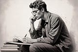 Lone design generalist making notes of their observations