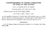 The World’s Shortest Mathematics Papers: Fermat’s Last theorem and Euler’s Conjecture