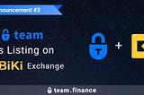 TEAM is listing on BiKi Exchange