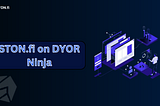 STON.fi Partners with DYOR Ninja