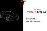 Tesla Interface Redesign