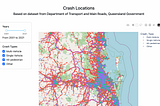 Explore Geolocation Data with Plotly Express and Dash: Road Crashes Dashboard